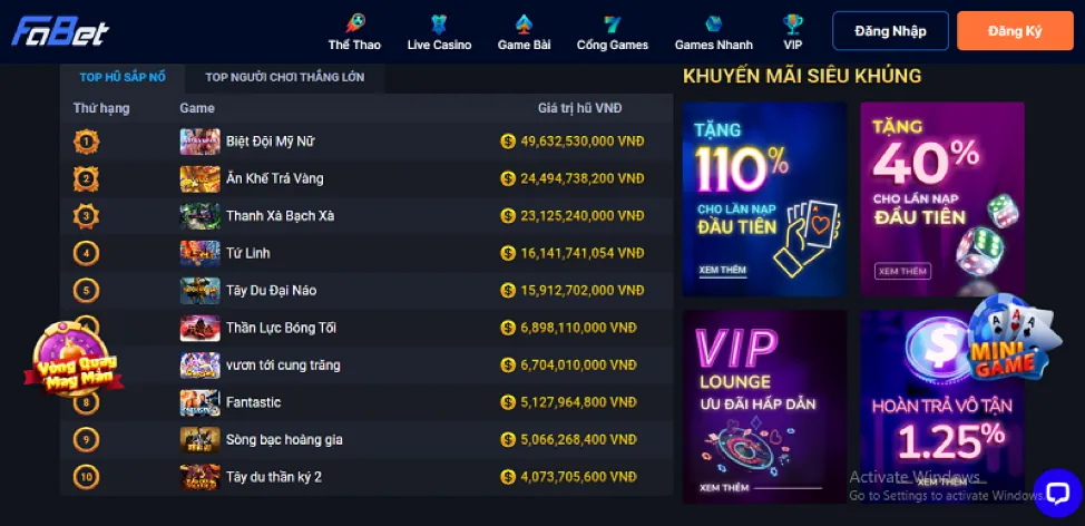 Tiền thưởng chào mừng tại ju88 casino